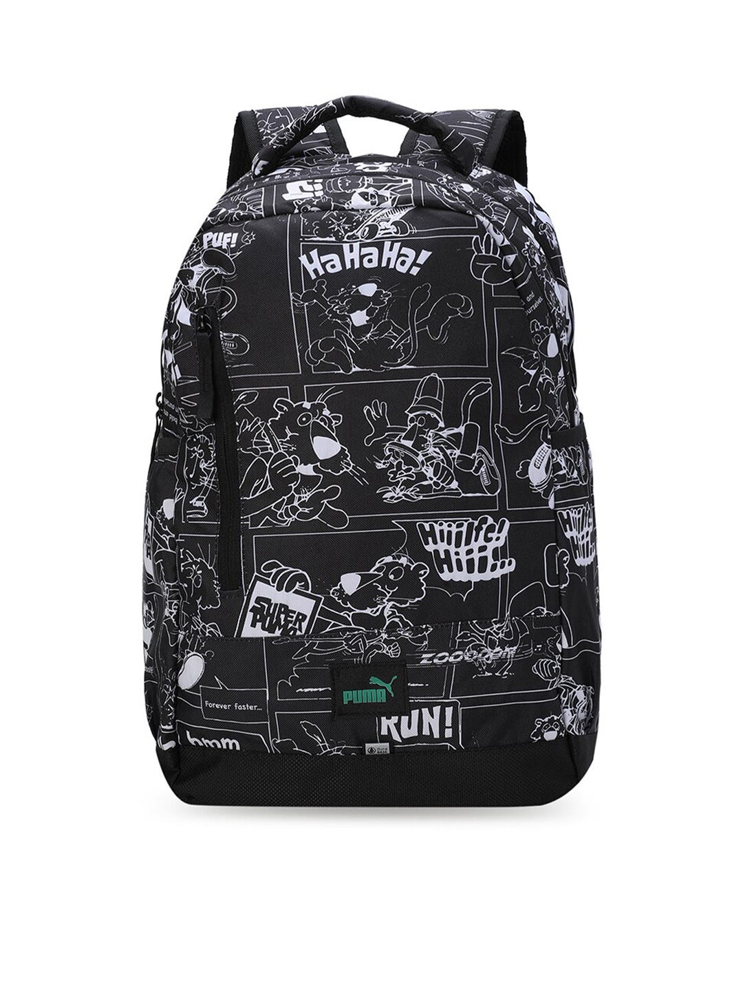 

Puma Unisex Super PUMA Printed 14 Inch Laptop Backpack, Black
