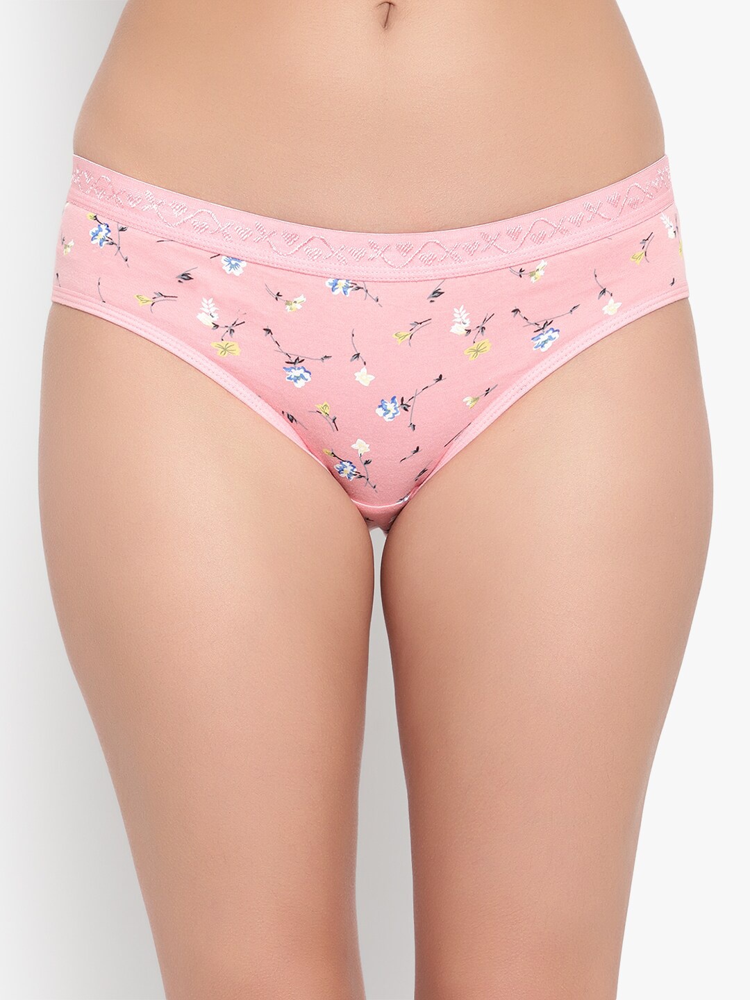 

Bruchi CLUB Printed Cotton Hipster Briefs, Pink