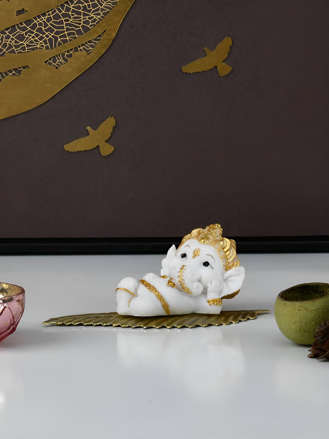 

Athome by Nilkamal White Religious Idol Showpiece