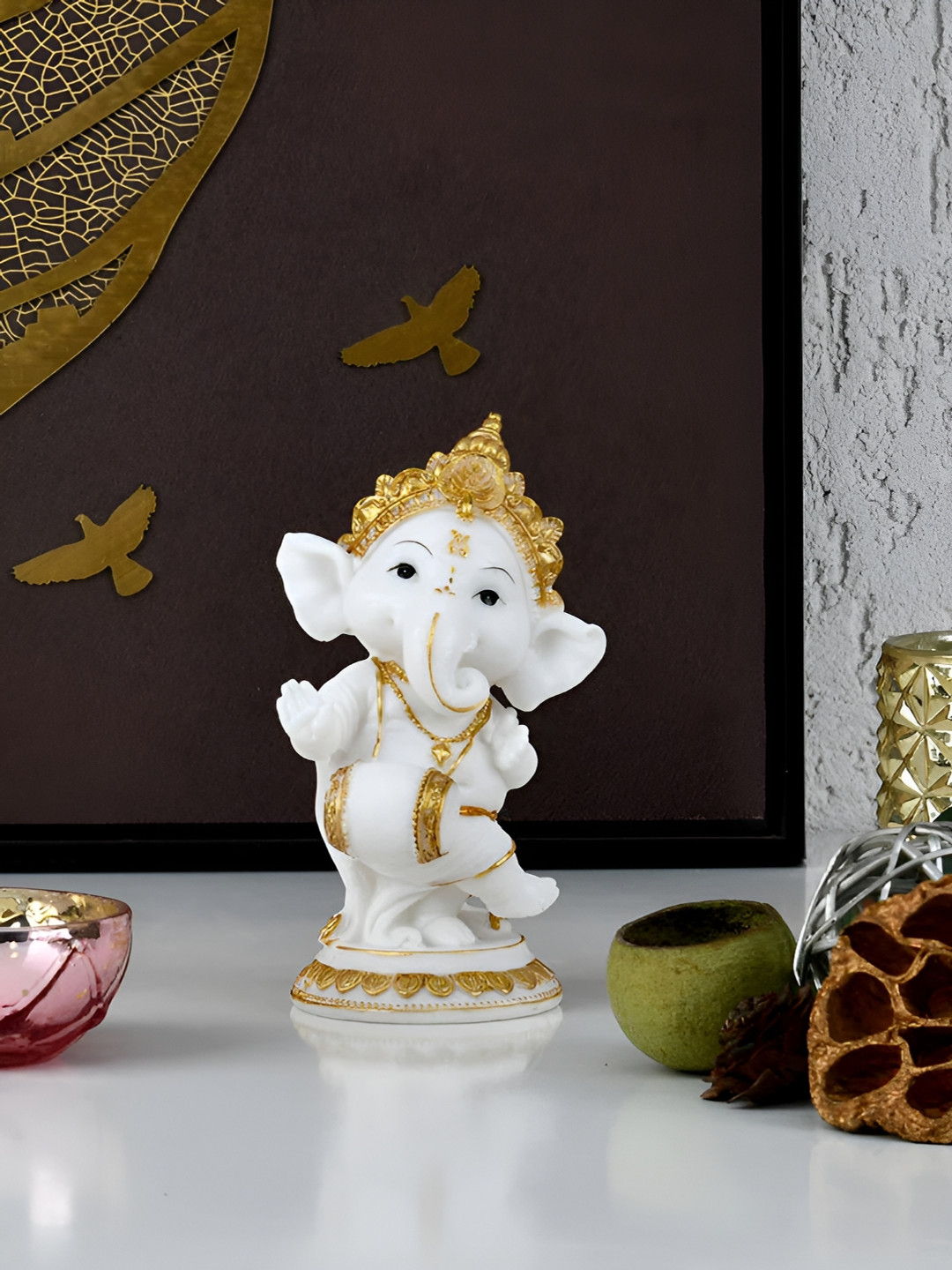 

Athome by Nilkamal White Religious Idol Showpiece
