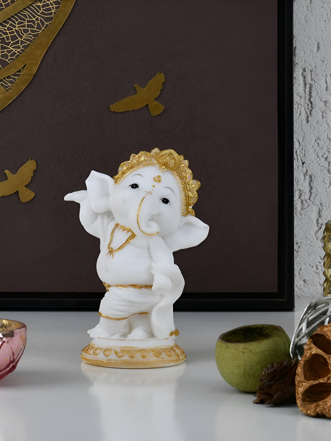 

Athome by Nilkamal White Religious Idol Showpiece