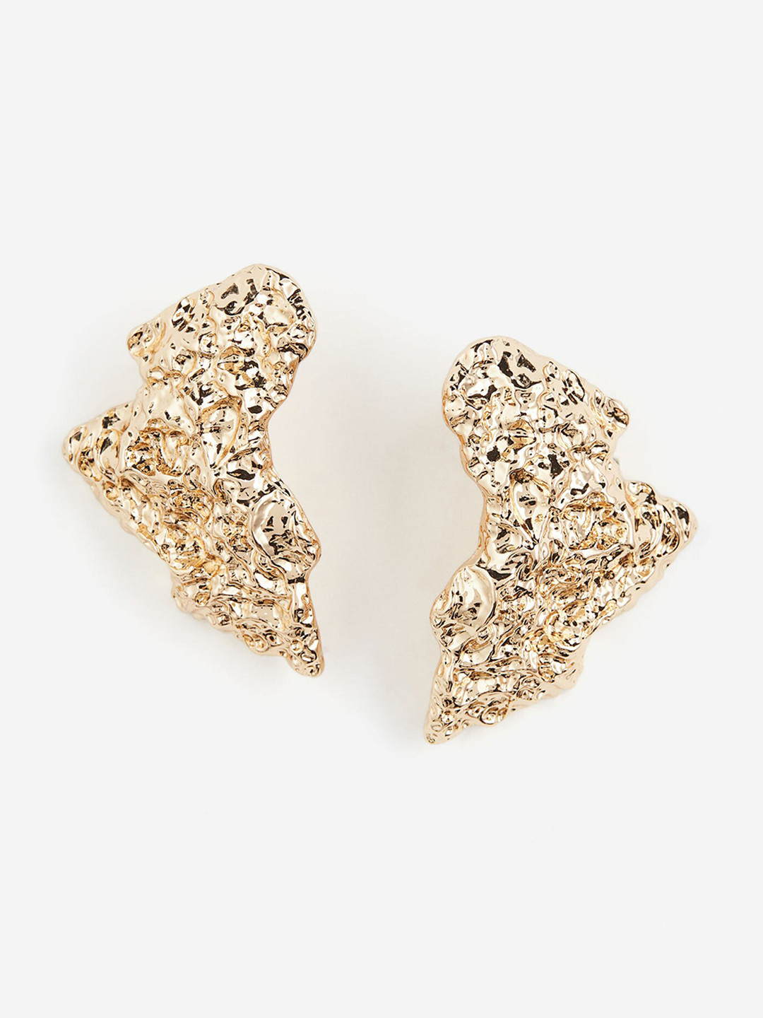 

H&M Textured Earrings, Gold