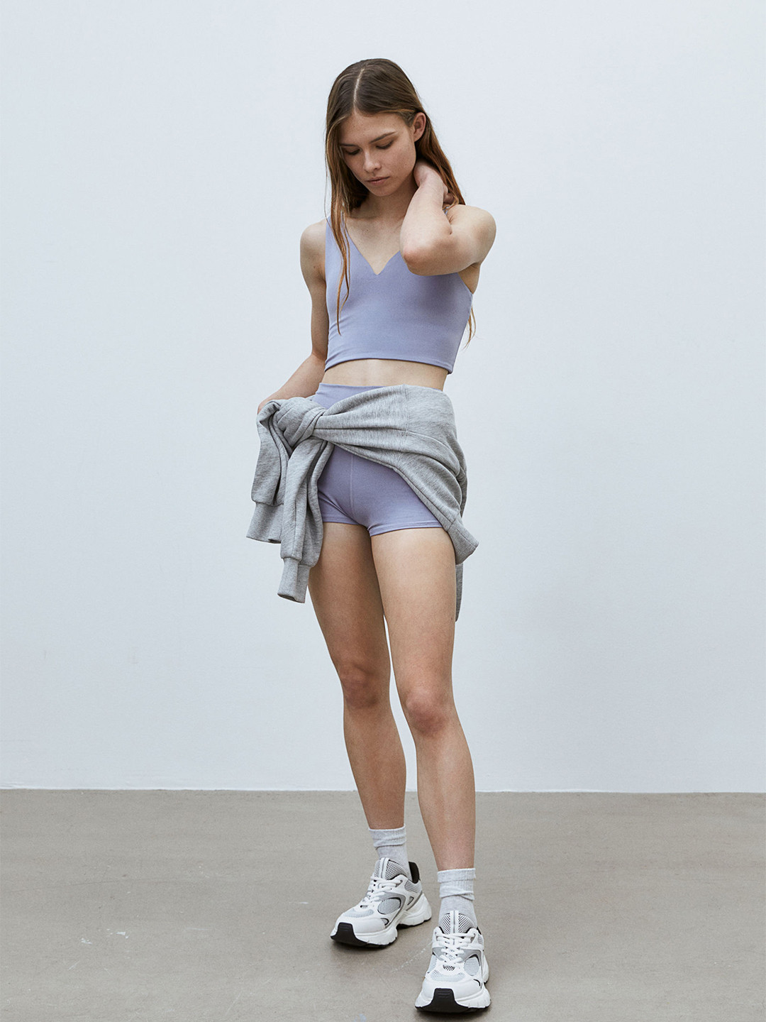 

H&M SoftMove Medium Support Sports Bra, Purple