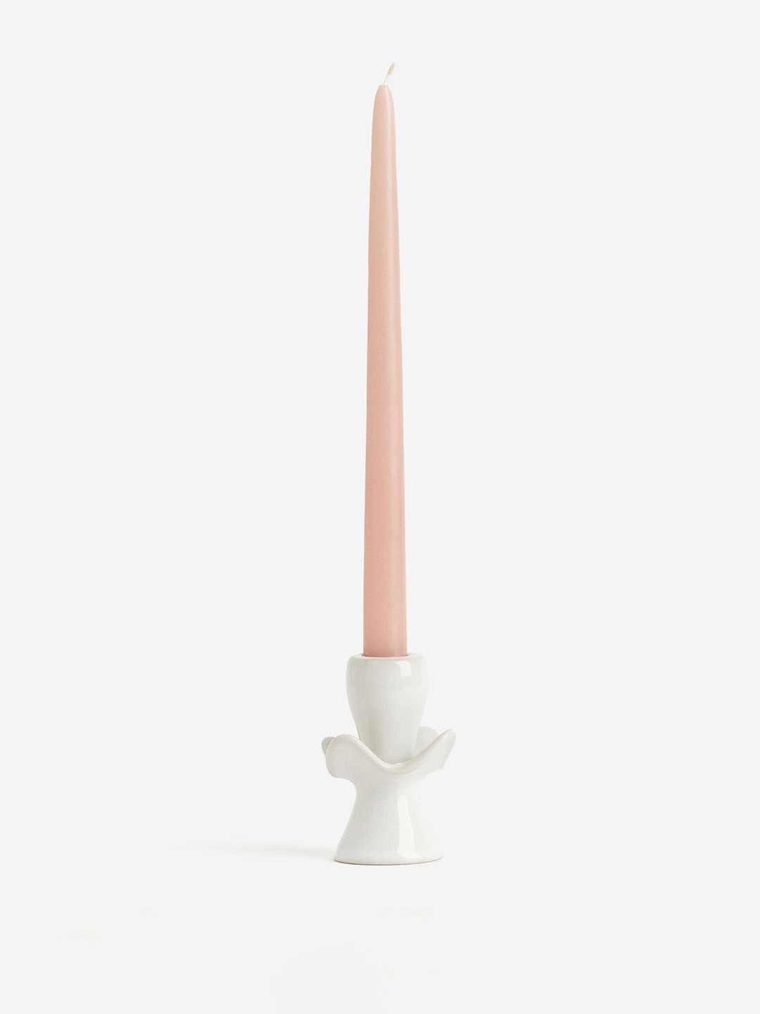 

H&M White Stoneware Candlestick