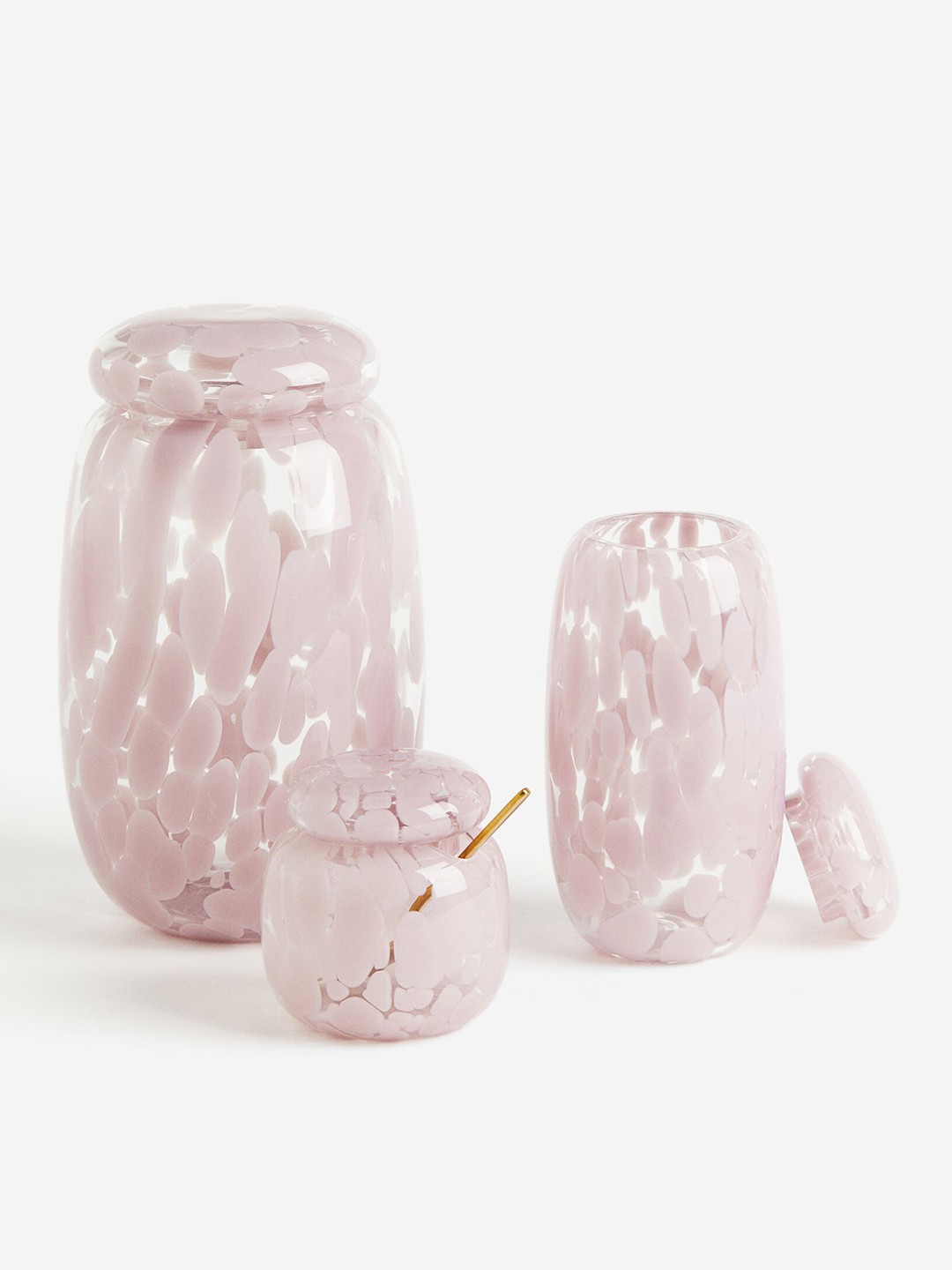 

H&M Pink Large Glass Jar
