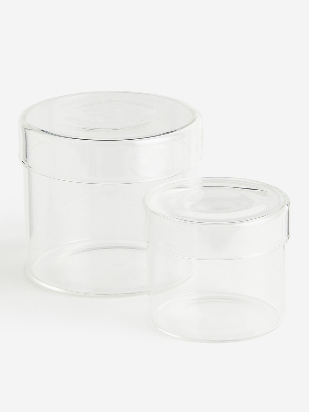 

H&M Transparent Glass Box With A Lid