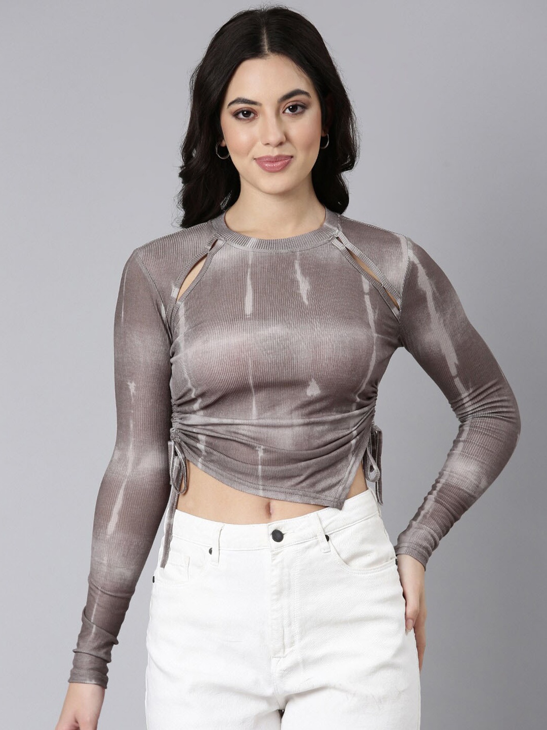 

SHOWOFF Crop Top, Olive