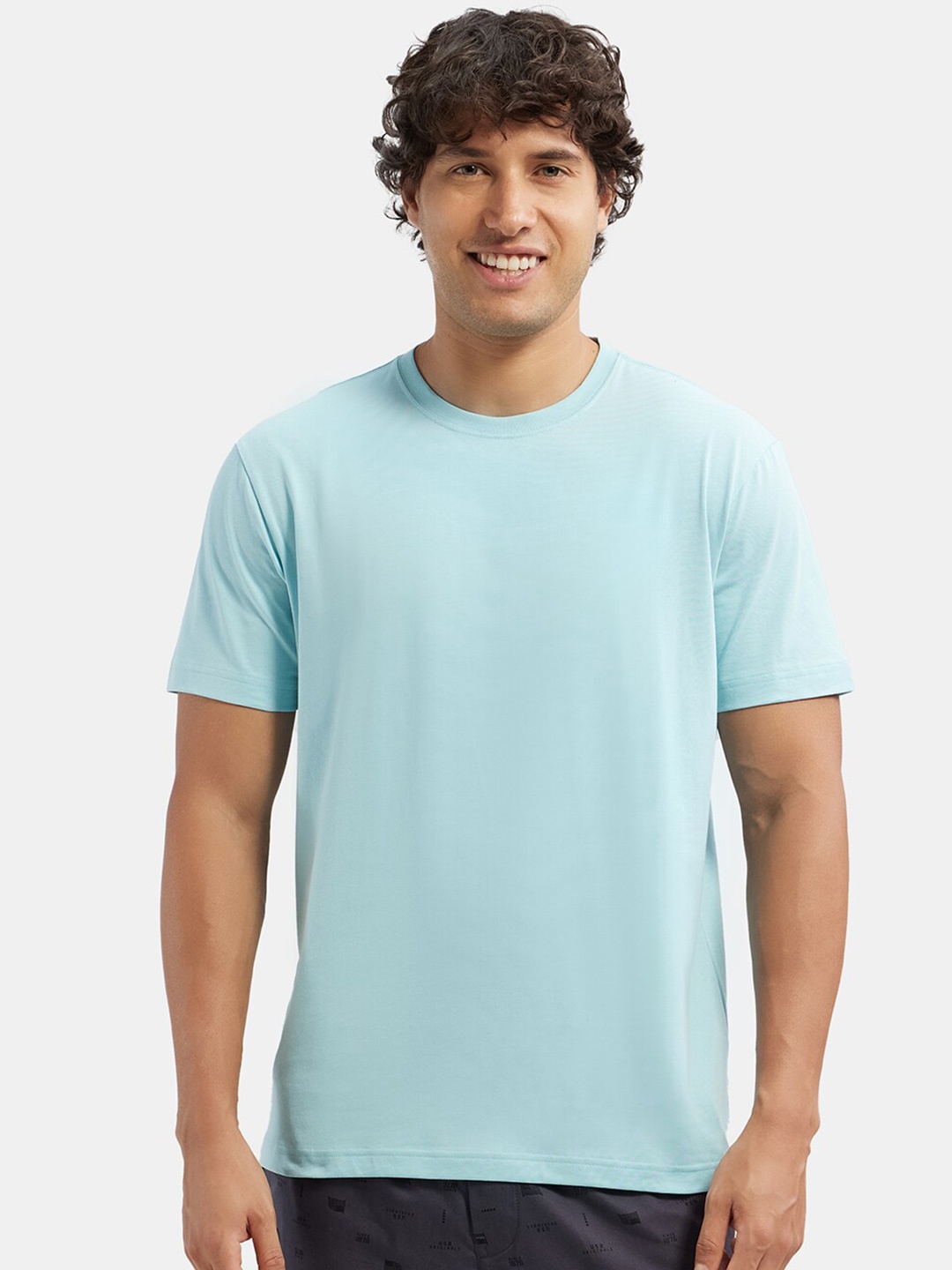 

Jockey Athleisure Round Neck Short Sleeves Regular T-shirt, Blue