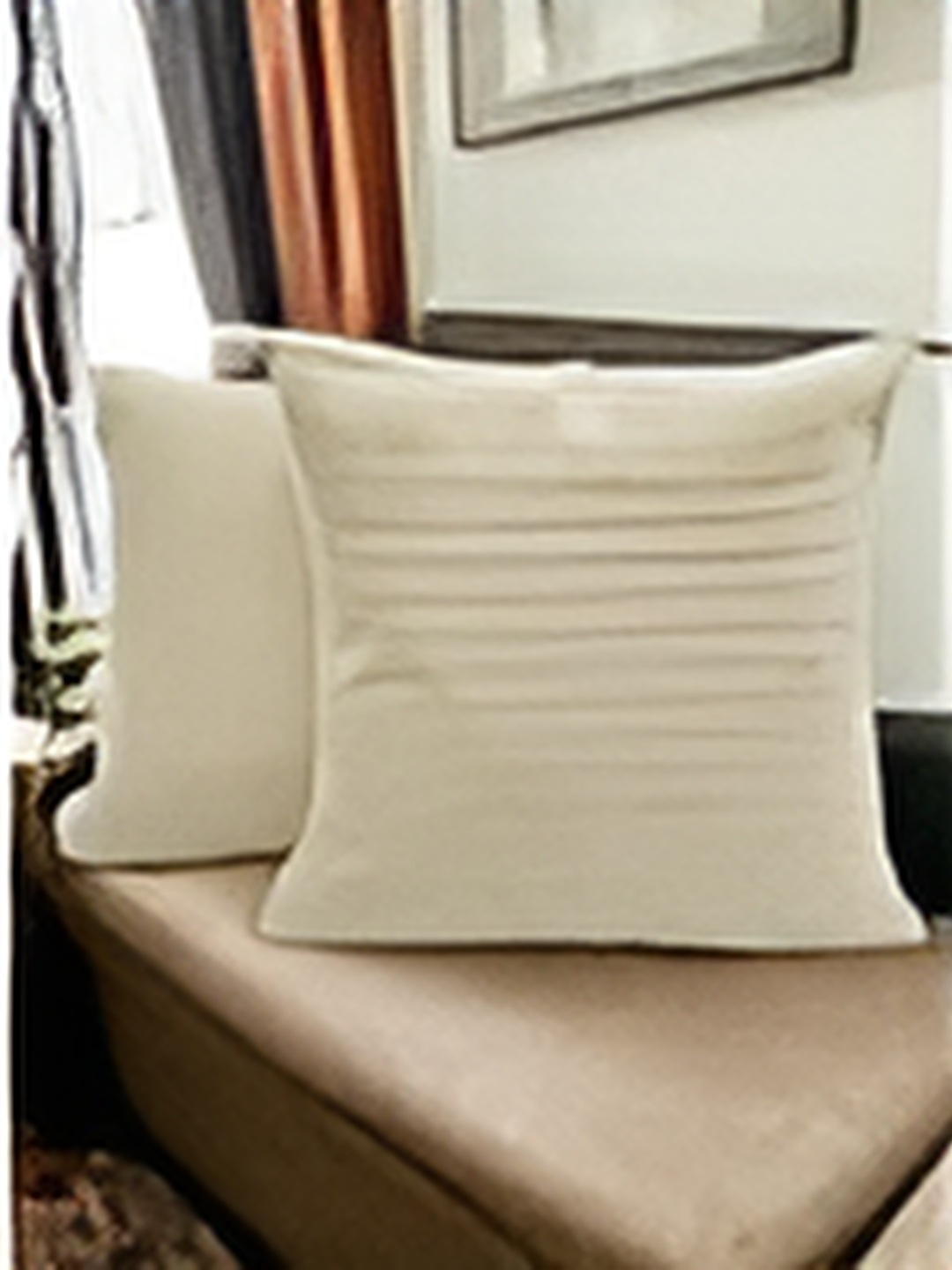 

CASA-NEST Beige Woollen Cushion Covers