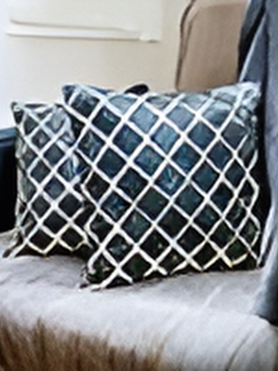 

CASA-NEST Turquoise Blue Cushion Covers
