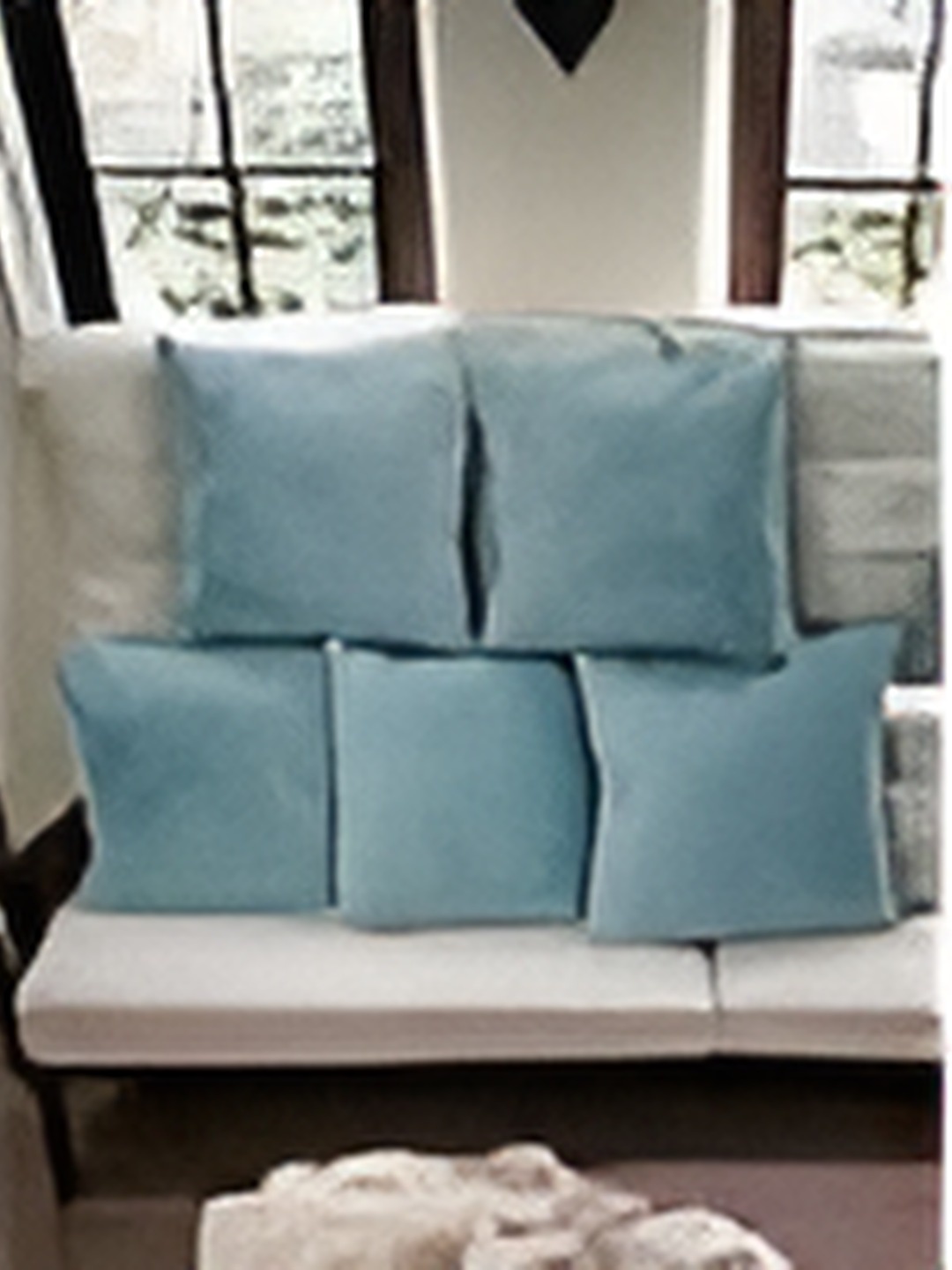 

CASA-NEST Blue Woollen Cushion Covers