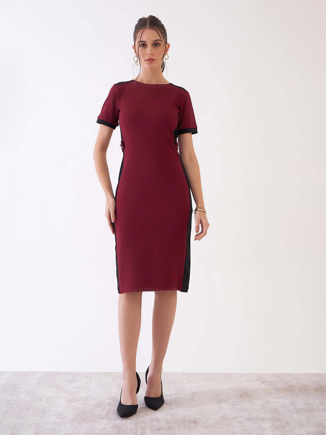

SALT ATTIRE Formal Sheath Dress, Multi