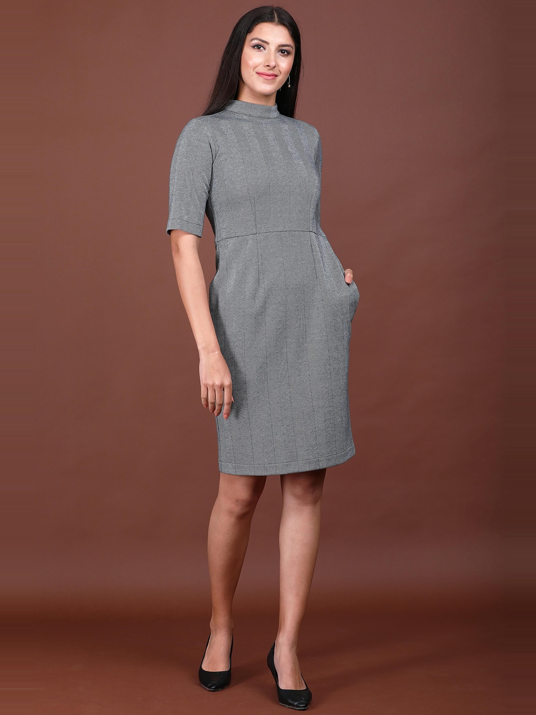 

SALT ATTIRE Formal Sheath Dress, Multi