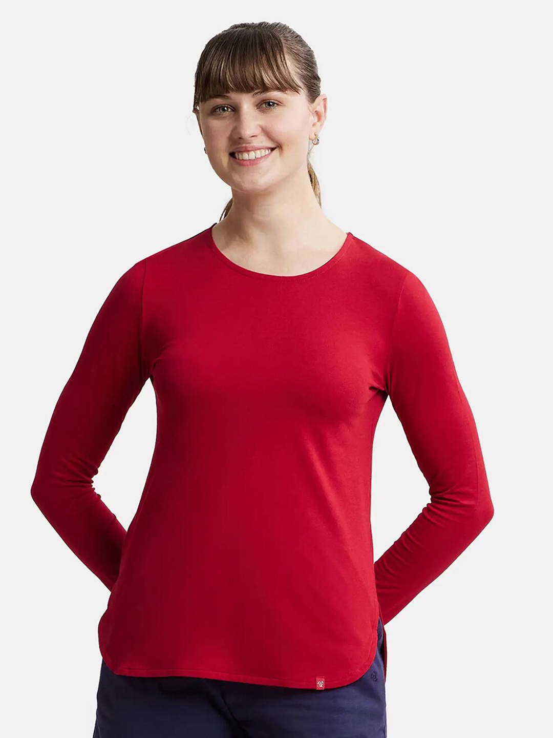 

Jockey Women Pockets T-shirt, Red