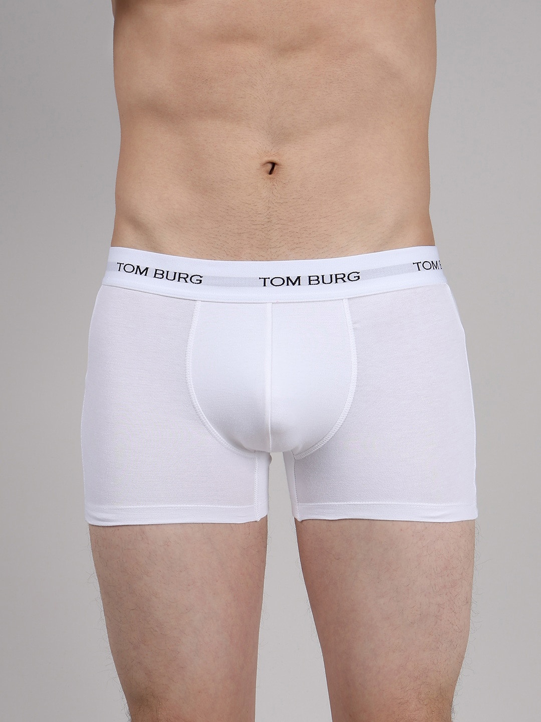

TOM BURG Brand Logo Printed Trunk CT01W, White