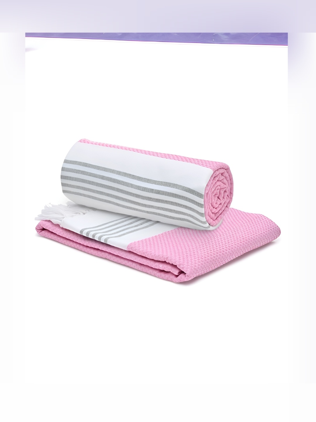 

The Better Home Pink 2 Cotton 200 GSM Bath Towel
