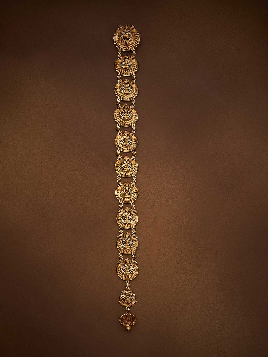 

Kushal's Fashion Jewellery Gold-Plated Head Chain