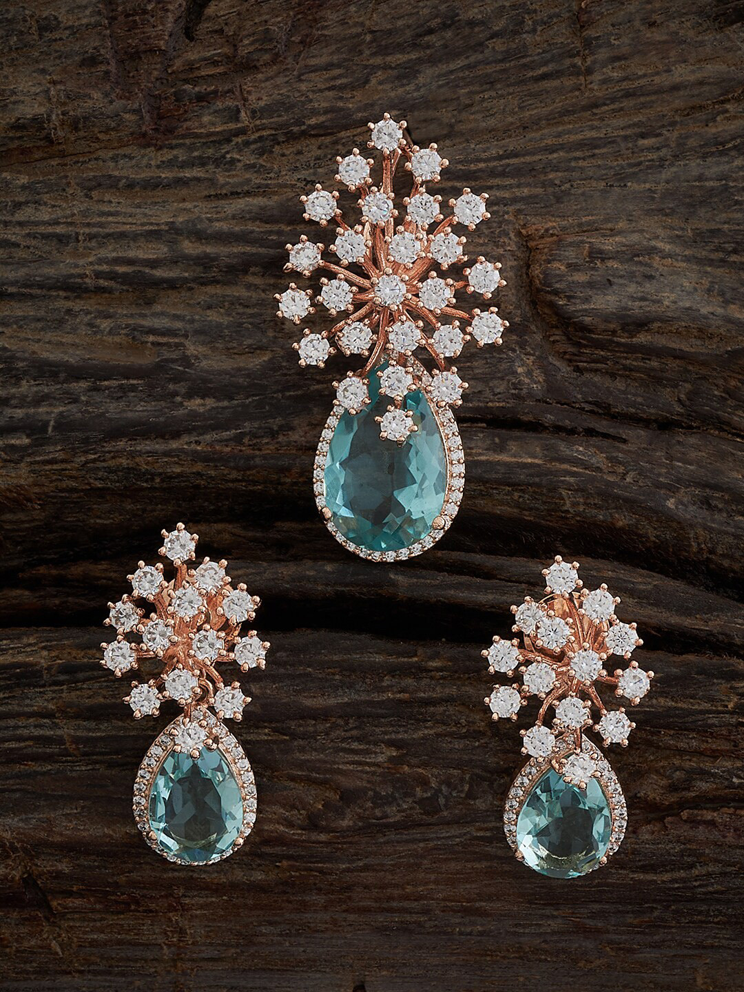 

Kushal's Fashion Jewellery Rose Gold-Plated Jewellery Set