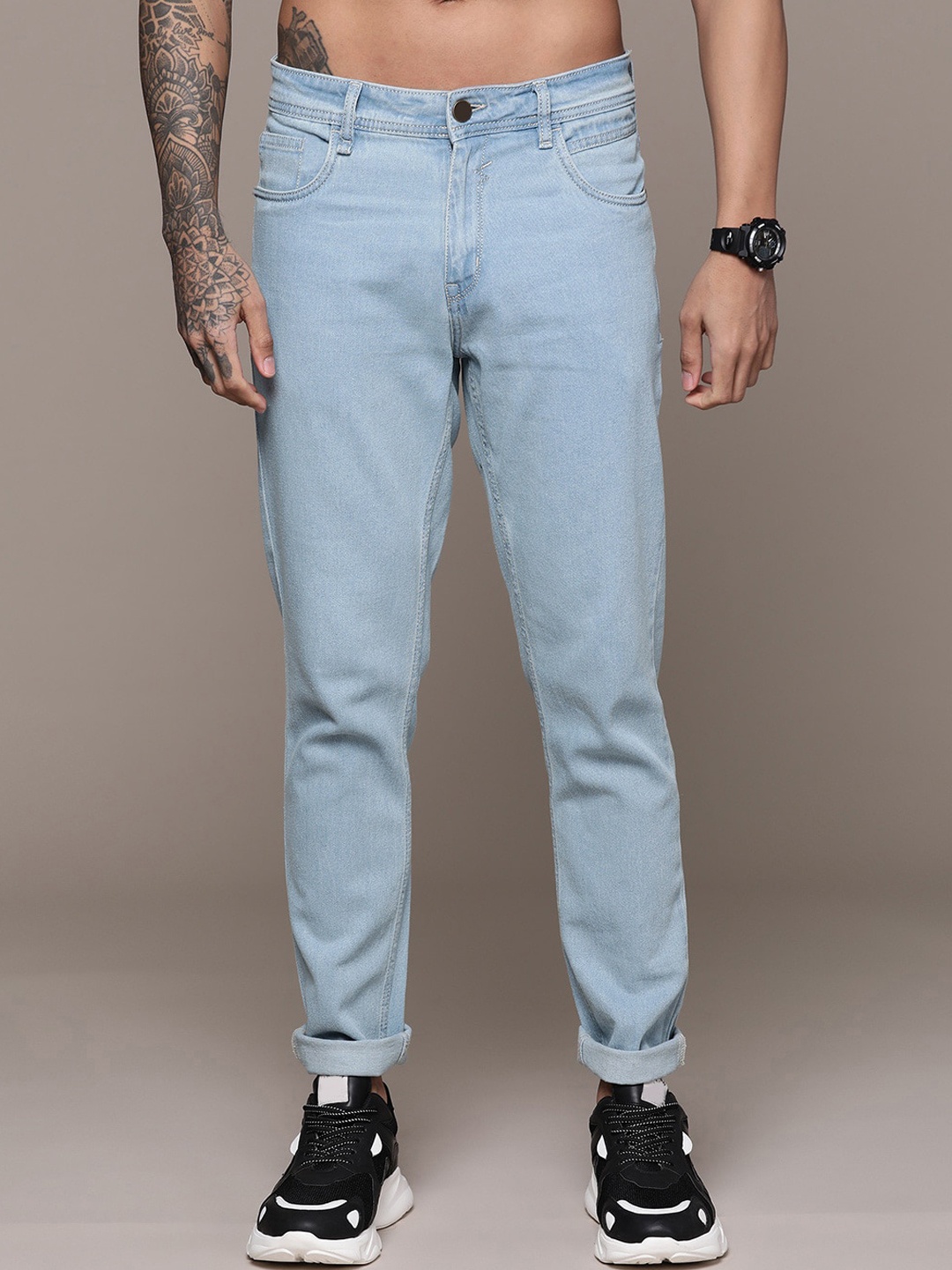 

Xee Men Mid-Rise Comfort Slim Fit Stretchable Jeans, Blue
