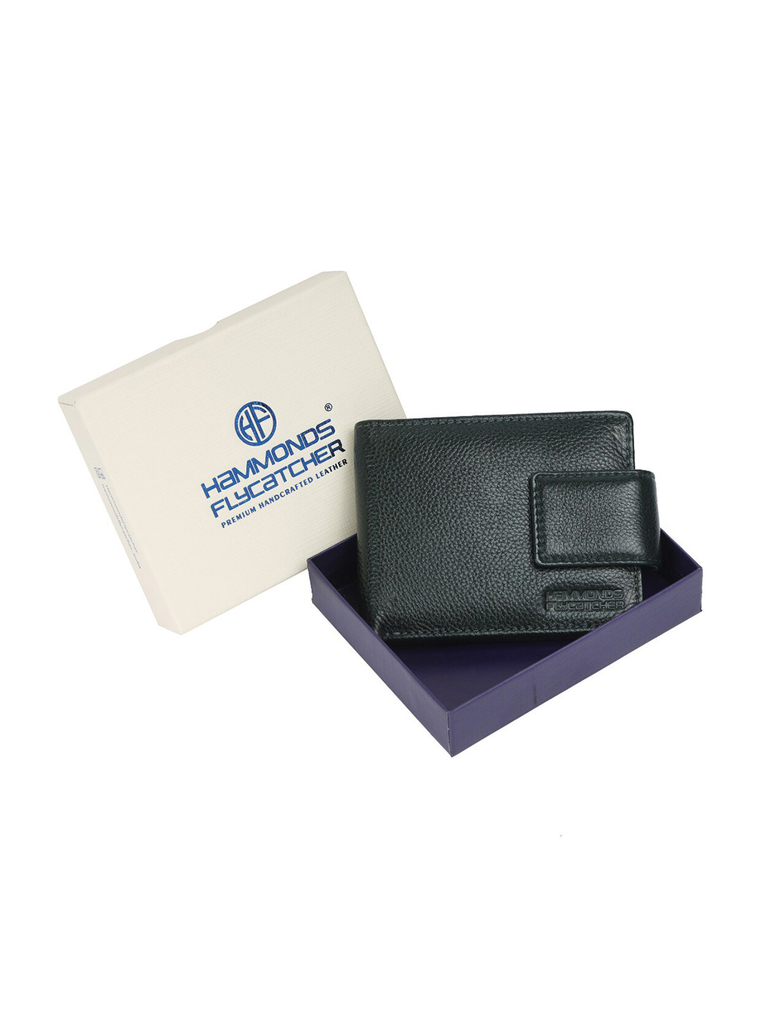 

HAMMONDS FLYCATCHER Men Textured Leather Two Fold Wallet, Green