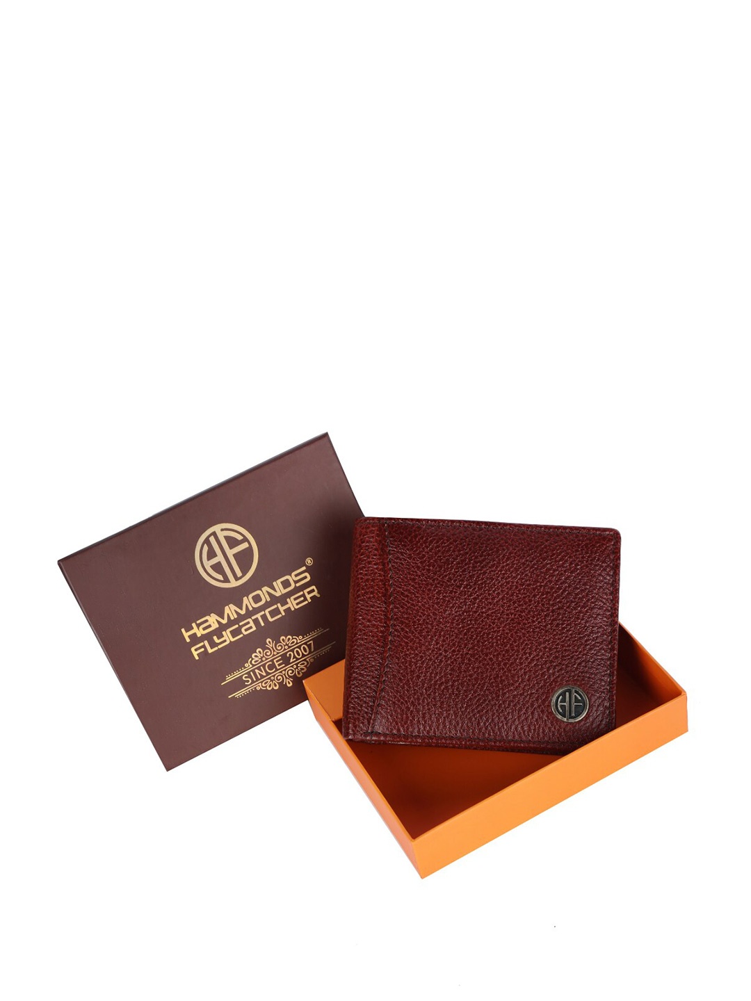 

HAMMONDS FLYCATCHER Leather Two Fold Wallet, Brown