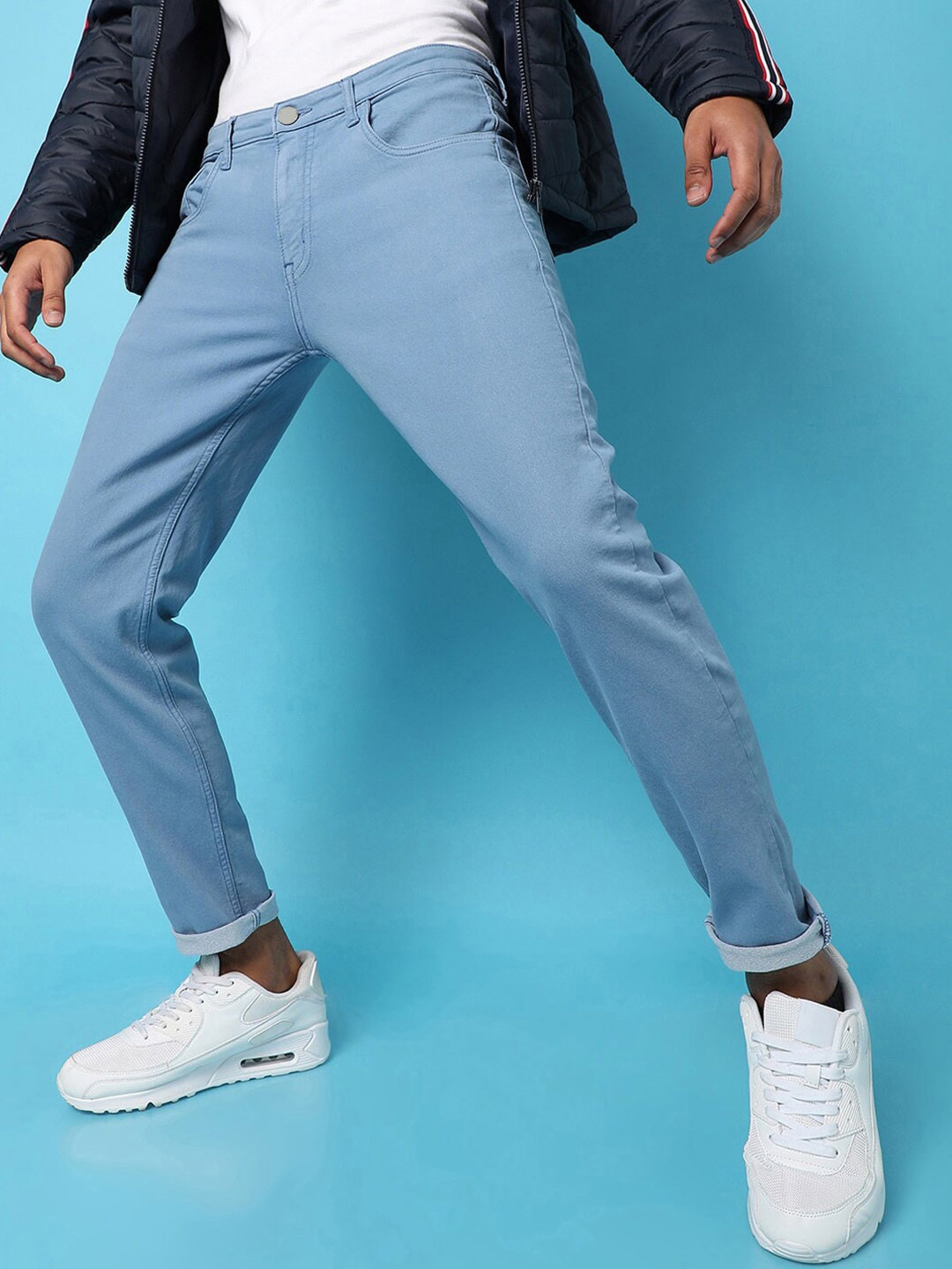 

Xee Men Comfort Slim Fit Stretchable Jeans, Blue