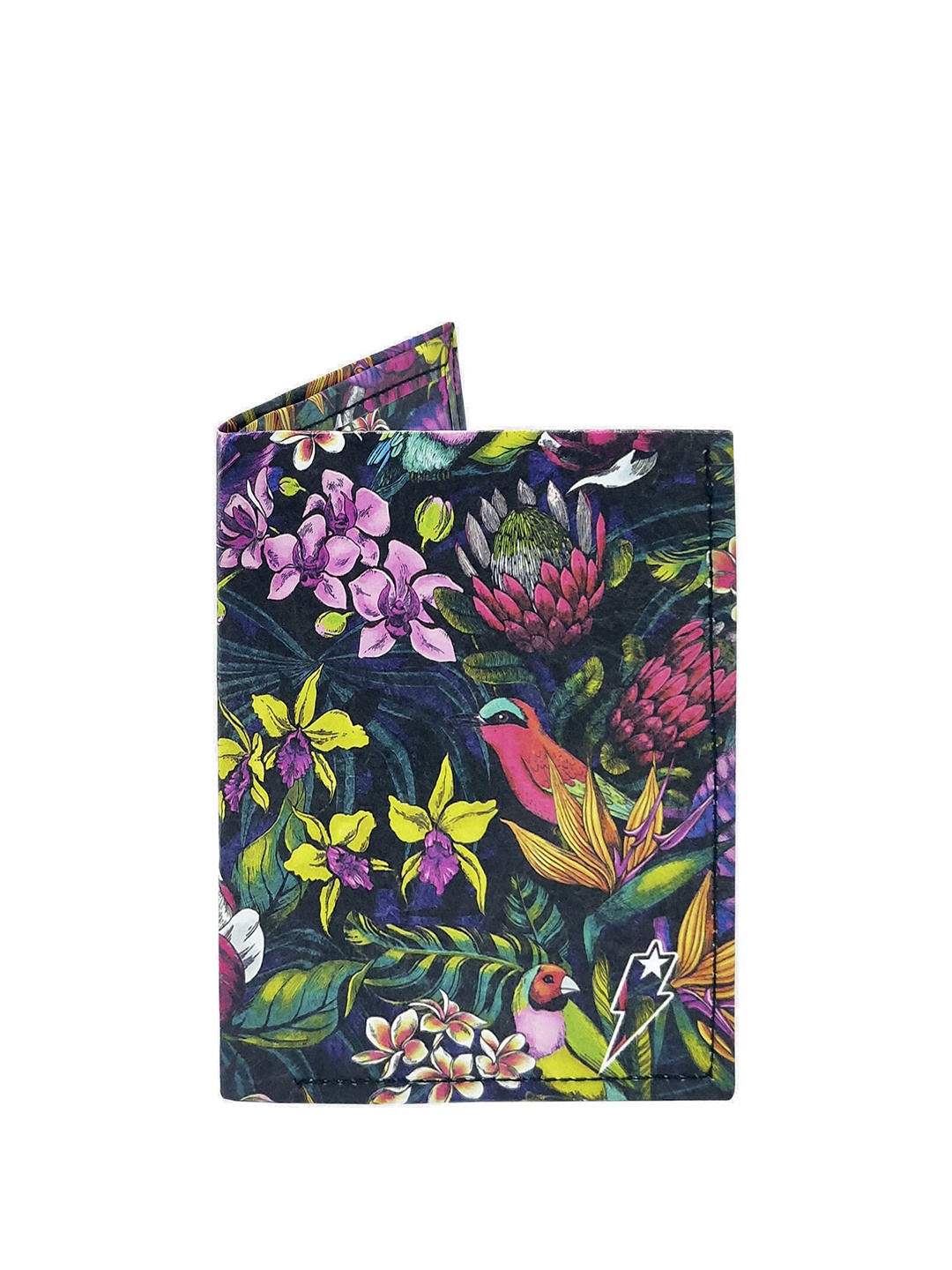 

SUPERVEK Unisex Floral Printed Card Holder, Green