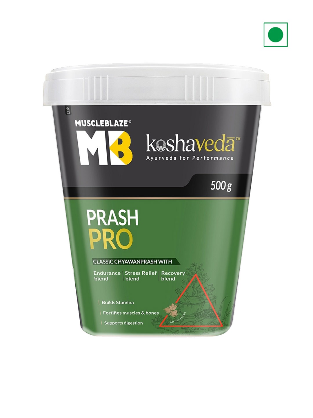 

Koshaveda Men MuscleBlaze Prash Pro Classic Chyawanprash - 500g, Brown