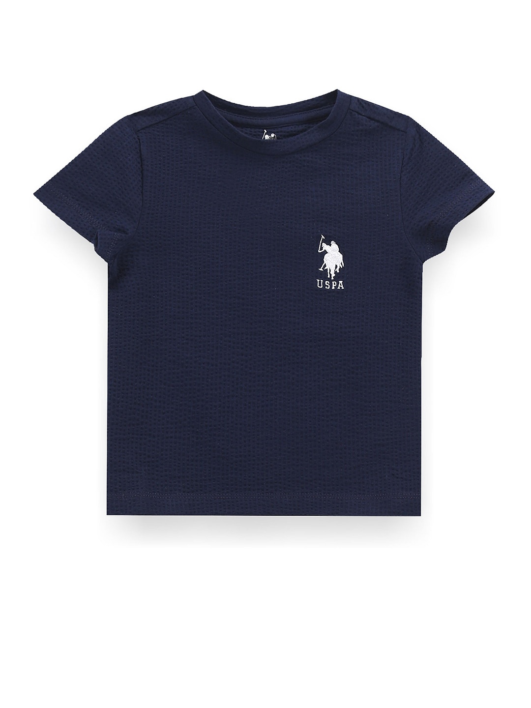 

U.S. Polo Assn. Kids Boys Round Neck T-Shirt, Navy blue