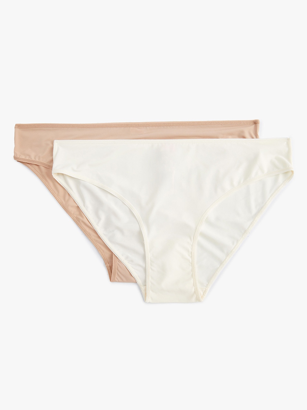 

Koton Women Pack Of 2 Basic Briefs, White