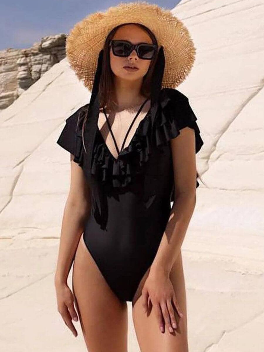

FancyPants Women Starbust Swimwear, Black