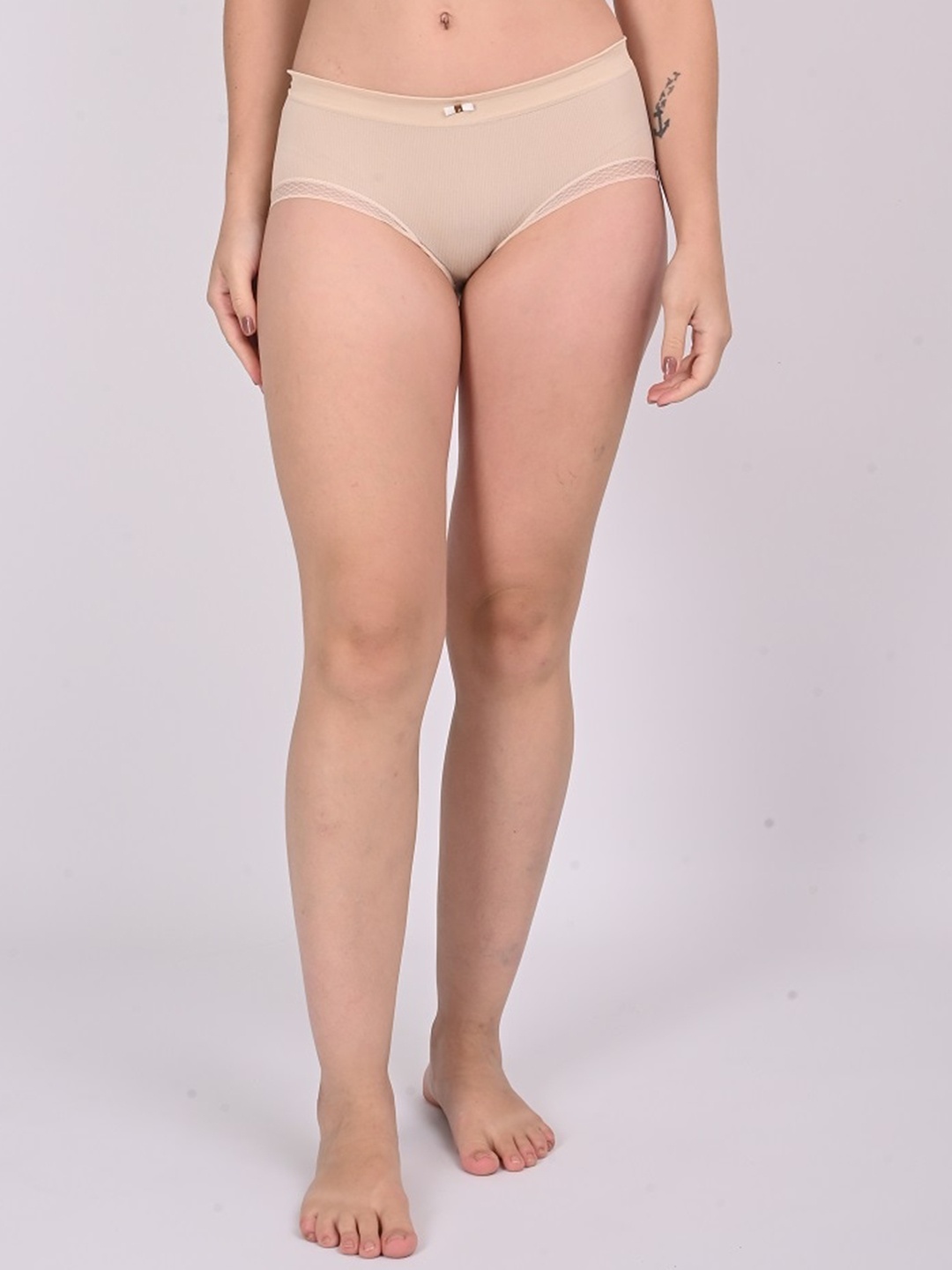 

MYYNTI Mid-Rise Leak-Proof High Coverage Hipster Briefs, Beige