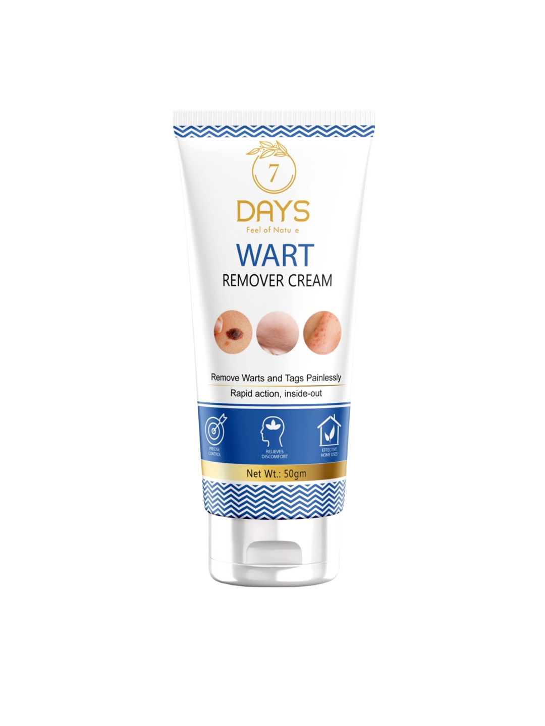 

7 DAYS Wart & Tags Painlessly Remover Cream - 50g, White