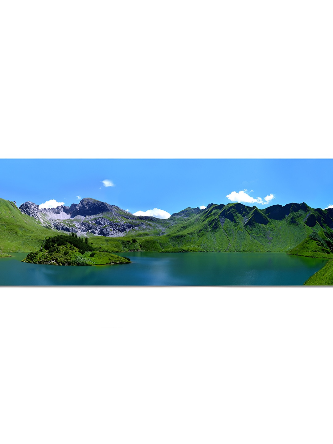 

Tamatina Green & Blue Canvas Wall Photograph Wall Art