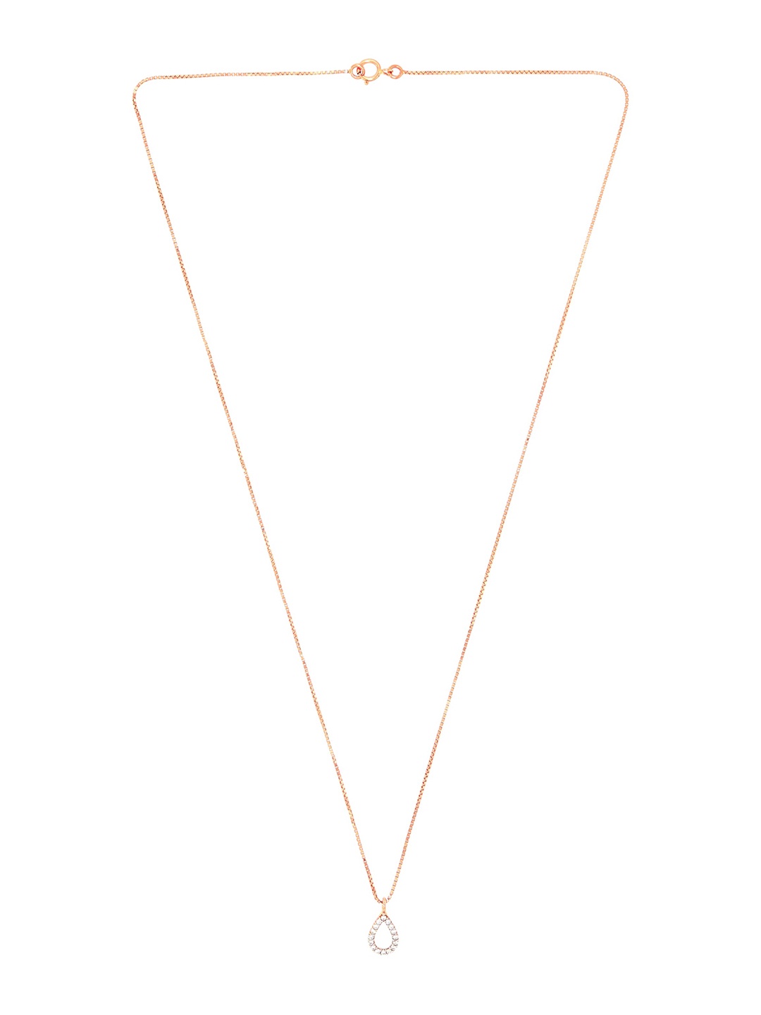 

BHIMA 22K Hallmark 916 Purity Yellow Gold Round Pendant Necklace