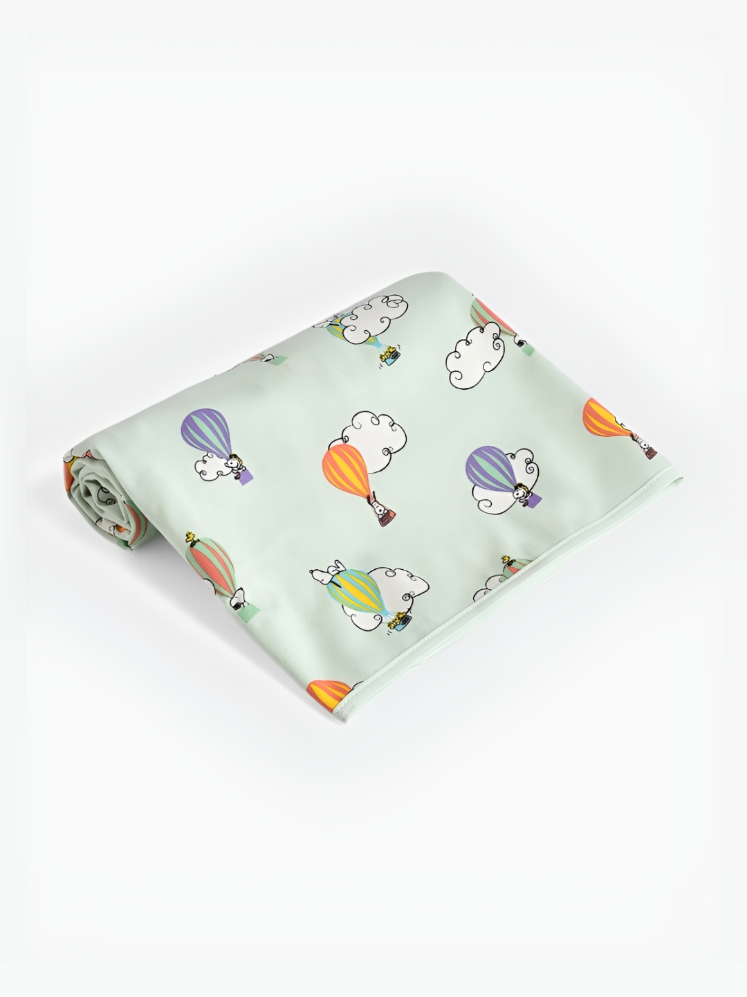 

MiArcus Peanuts Snoopy Printed Water Resistant Mattress Protector, Green