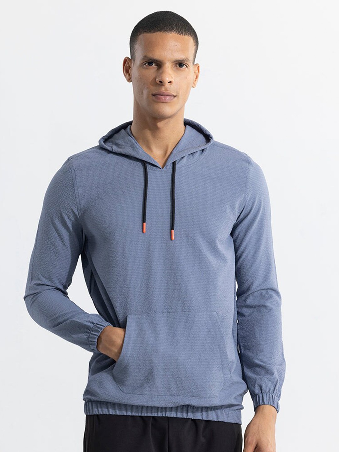 

Snitch Casual Hooded Pullover Sweatshirt, Blue