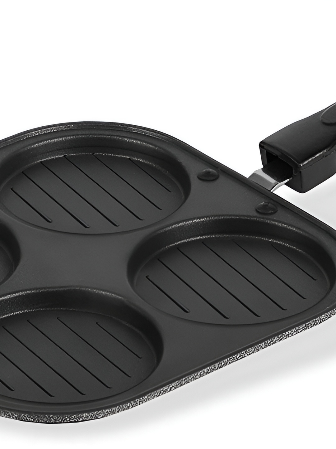 

RBGIIT Black Aluminium Dishwasher and Microwave Safe Grill Pan