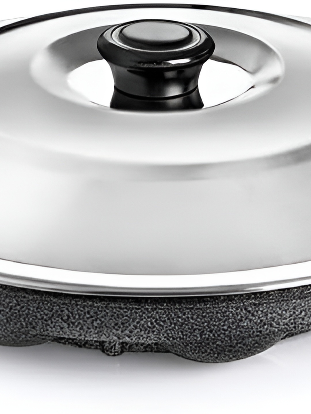 

RBGIIT Black Aluminium Dishwasher and Microwave Safe Appam Patra