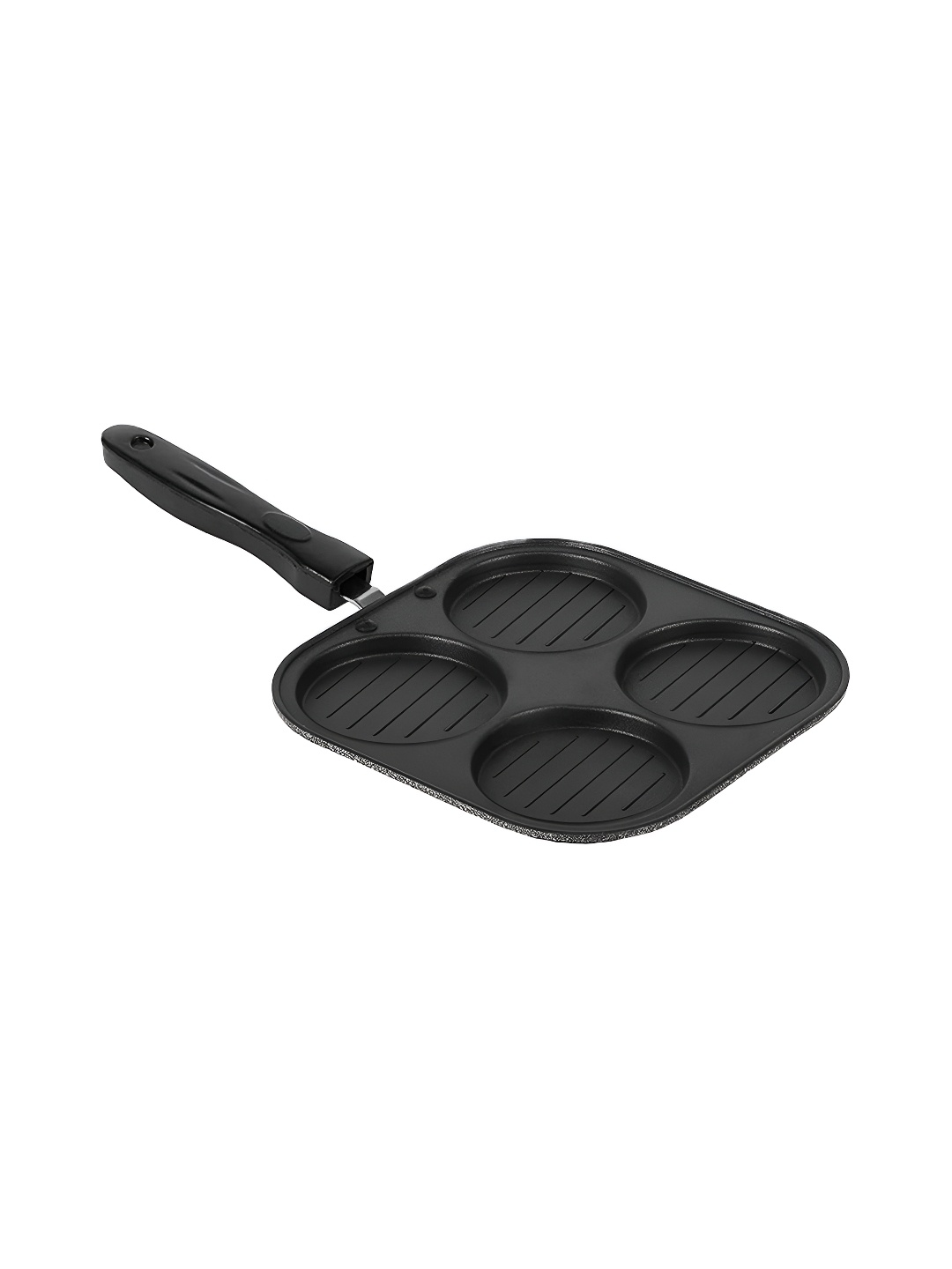 

RBGIIT Black Aluminium Dishwasher and Microwave Safe Frying Pan