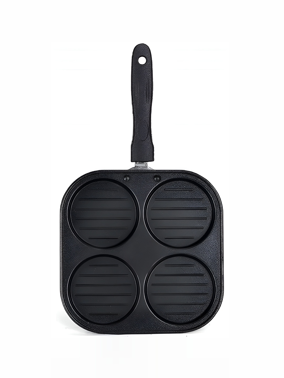 

RBGIIT Black Aluminium Dishwasher and Microwave Safe Frying Pan