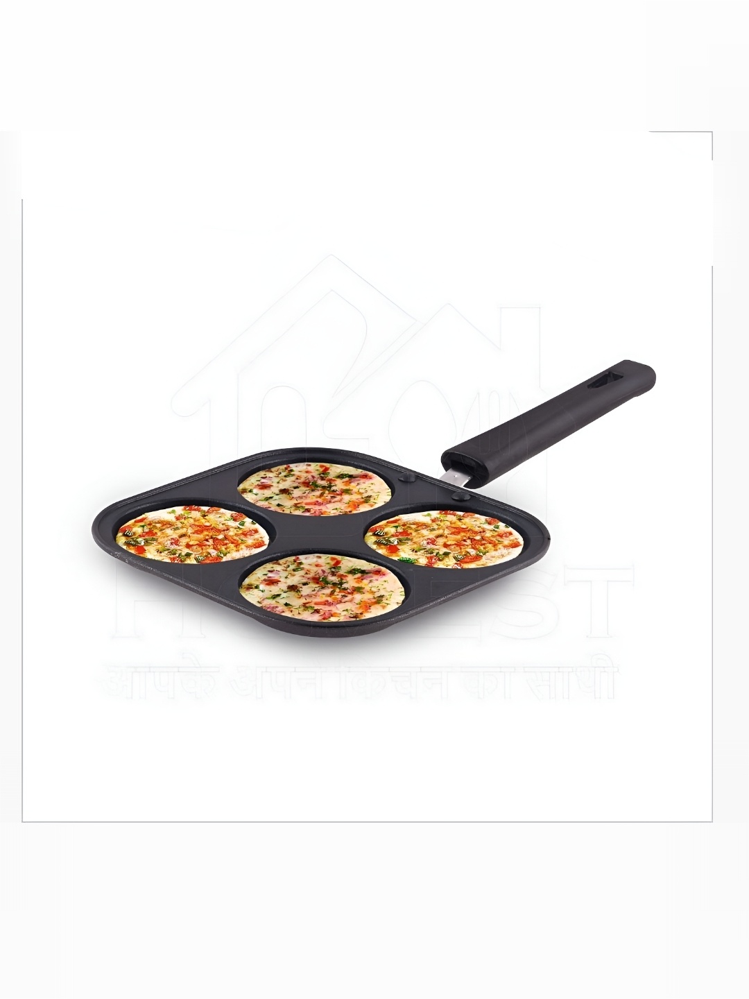 

RBGIIT Black Aluminium Dishwasher and Microwave Safe Grill Pan