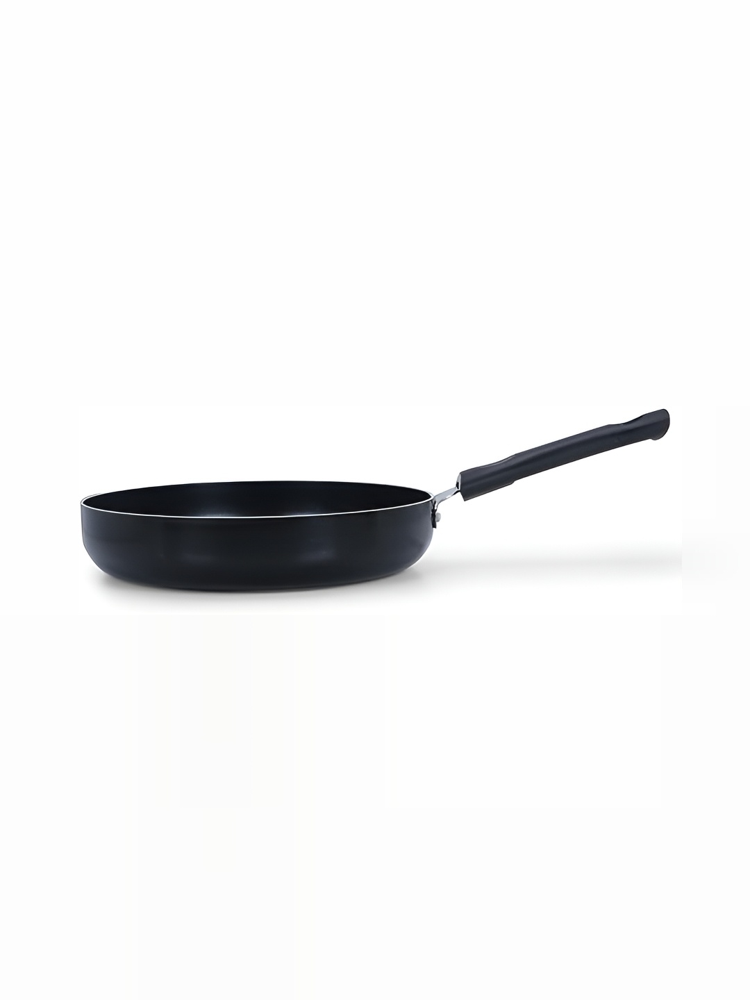 

RBGIIT Black Aluminium Dishwasher and Microwave Safe Frying Pan