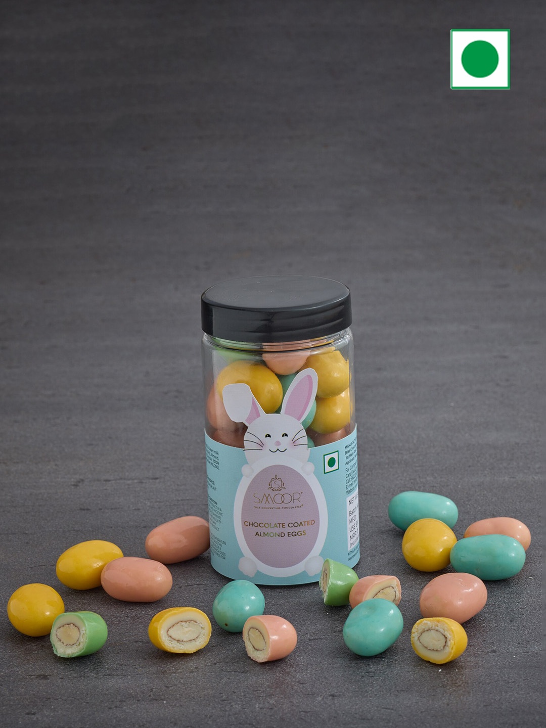 

SMOOR Chocolate Coated Nuts-120 Gm, Turquoise blue