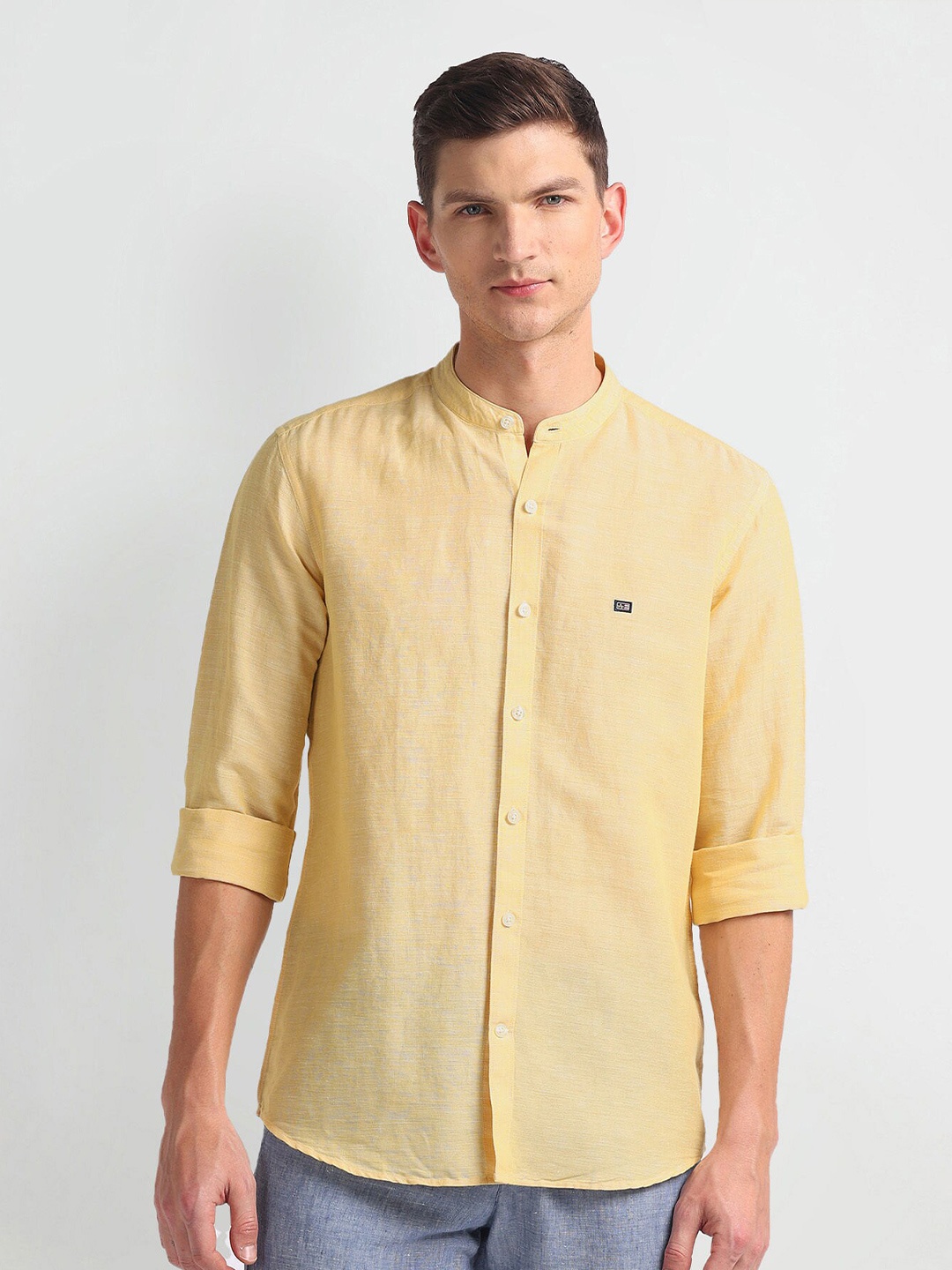 

Arrow Sport Slim Fit Casual Shirt, Yellow