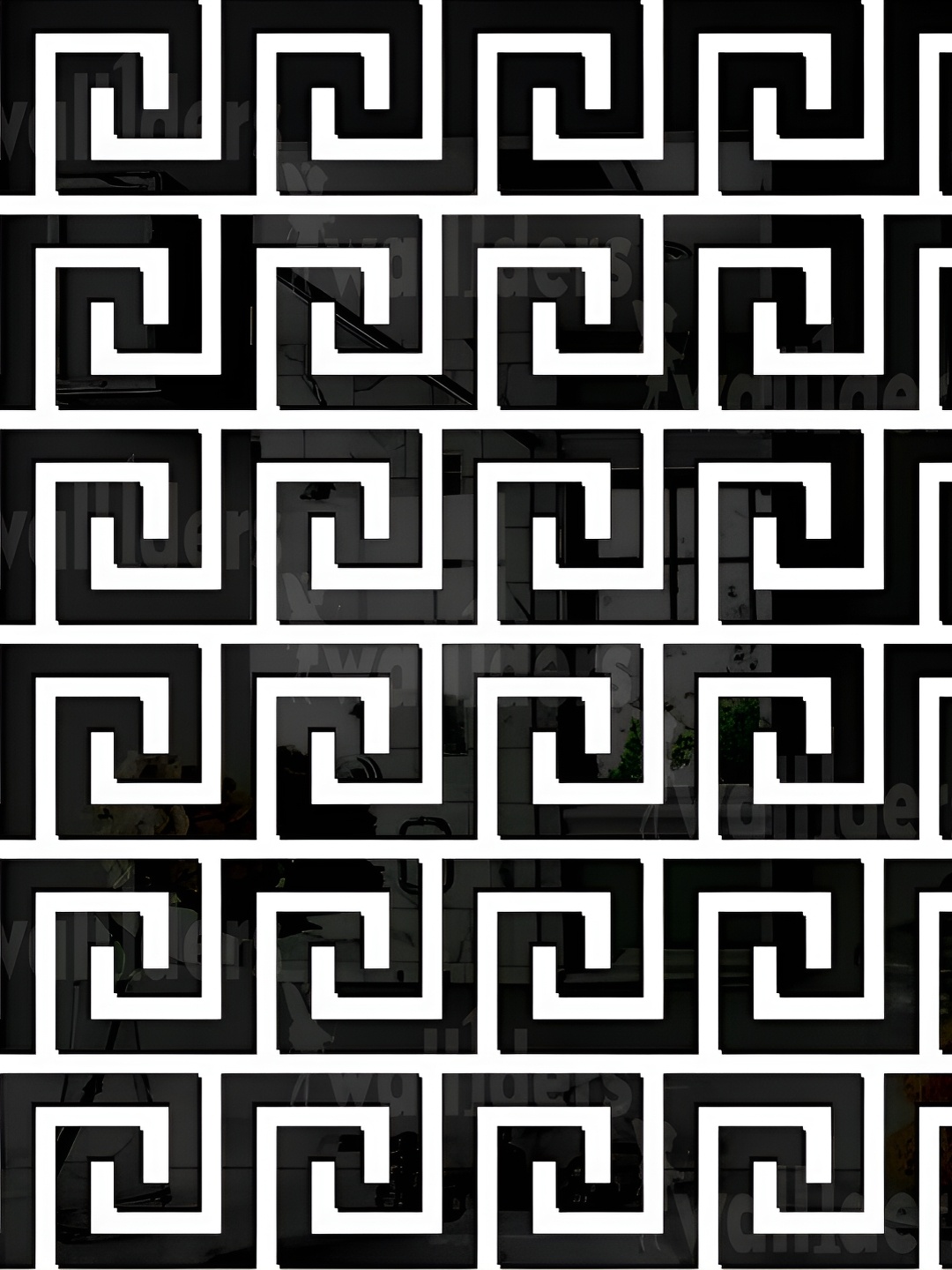 

Wall1ders Black 36 Pieces Geometric 3D Mirror Wall Stickers