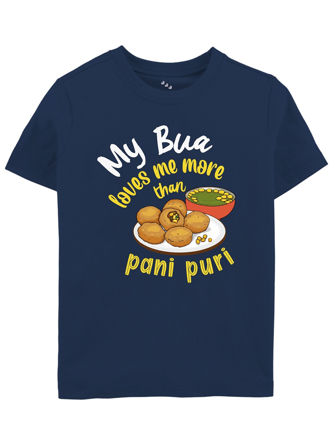 

Zeezeezoo Kids Typography Printed Applique T-shirt, Blue