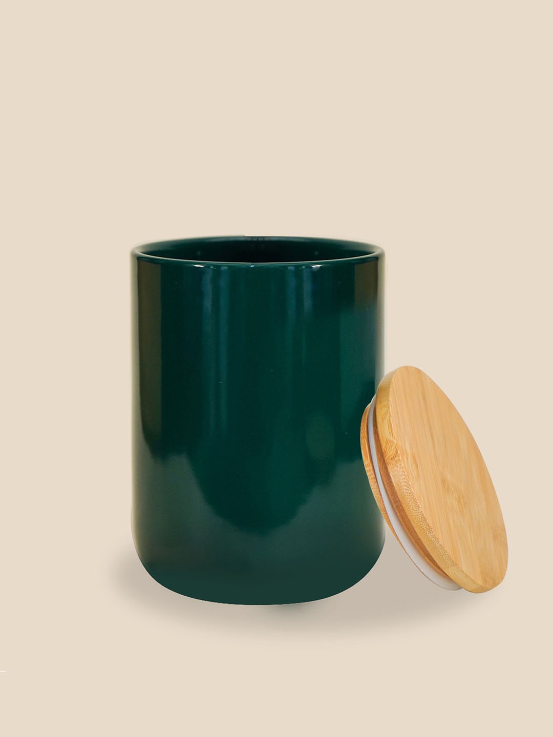 

Ekhasa Green & Brown Ceramic Food Container 800 ml