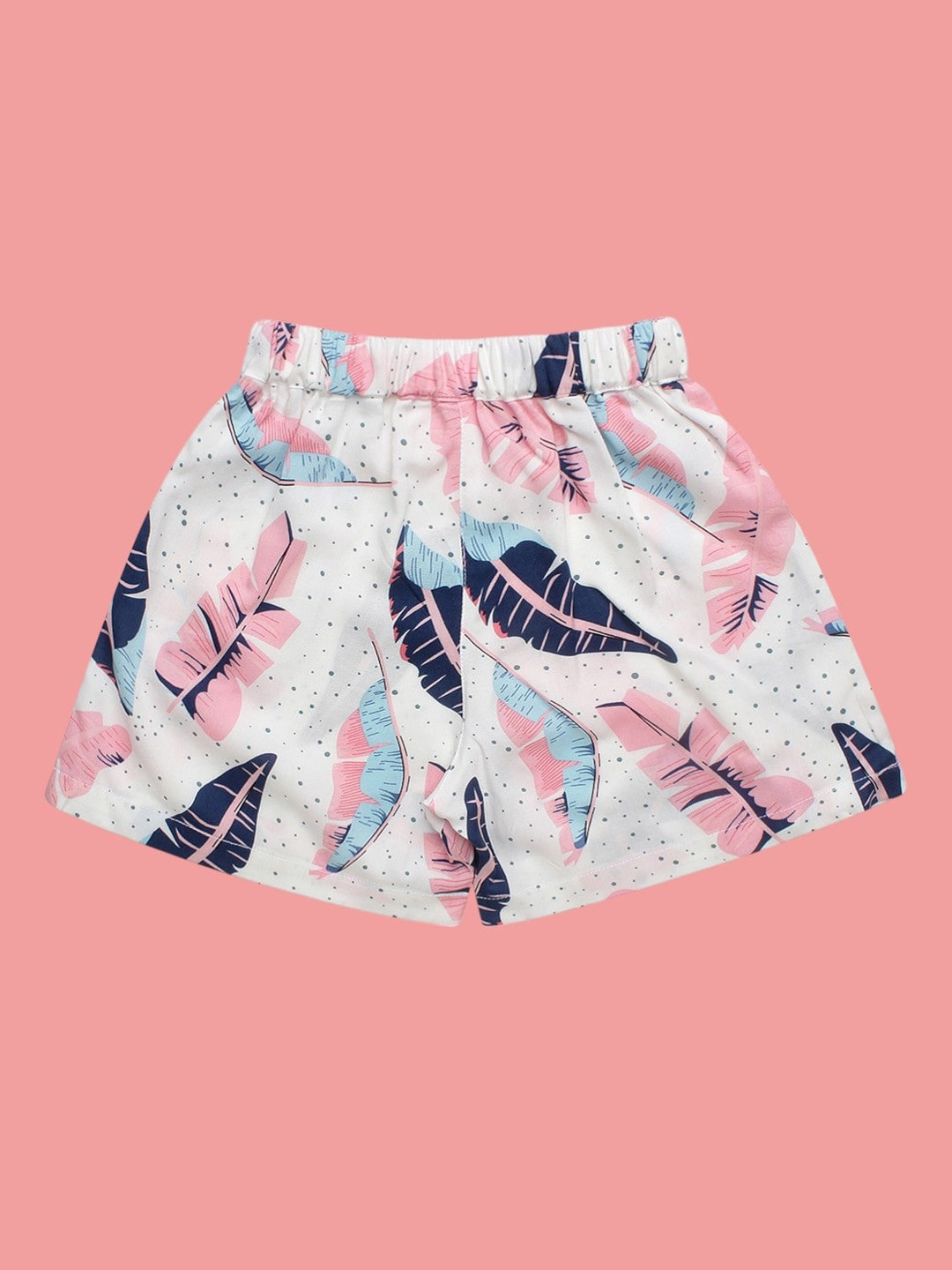 

Superminis Boys Floral Printed Regular Fit Shorts, Pink