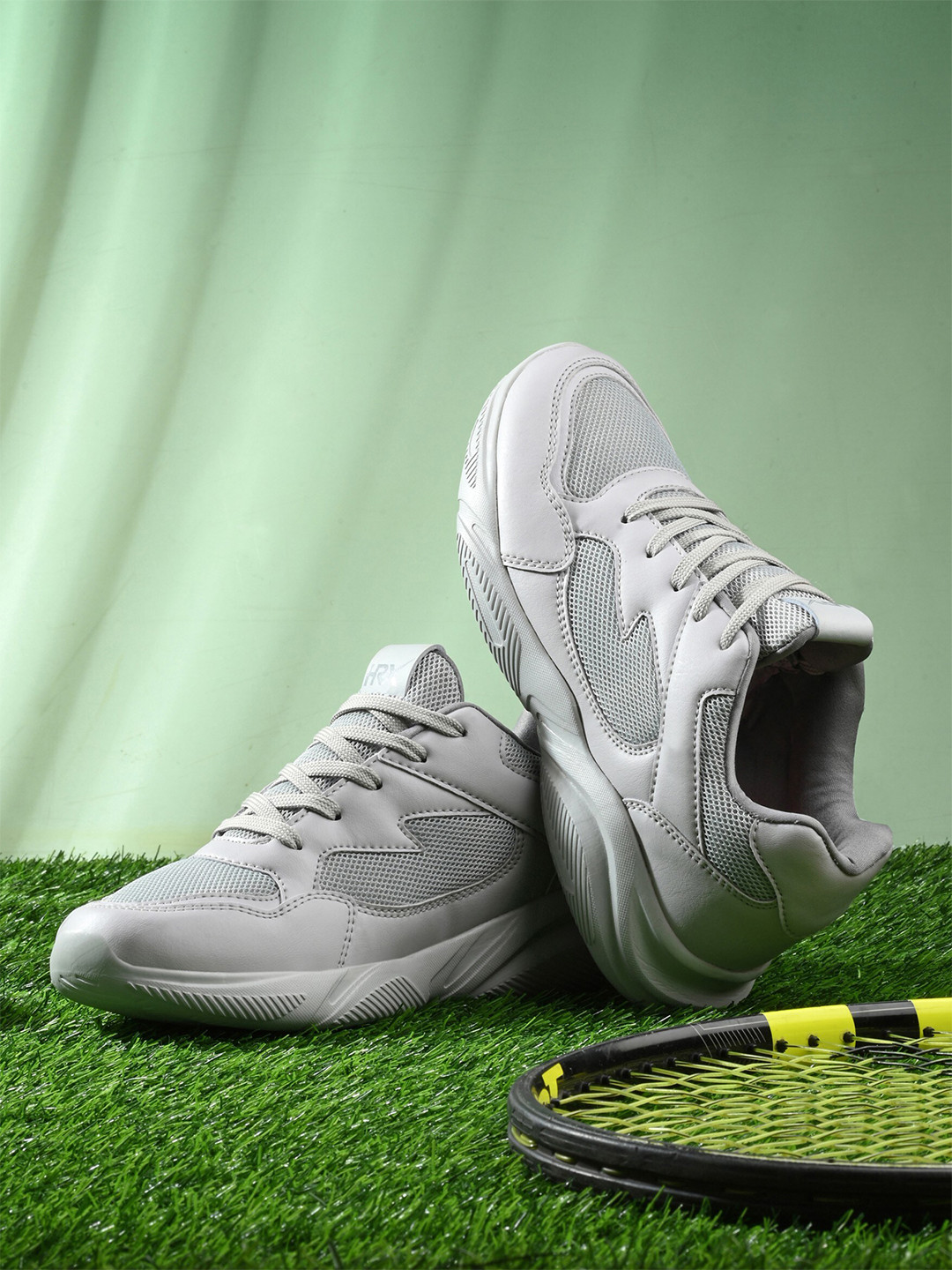 

HRX by Hrithik Roshan Women Grey Mesh Running Shoes